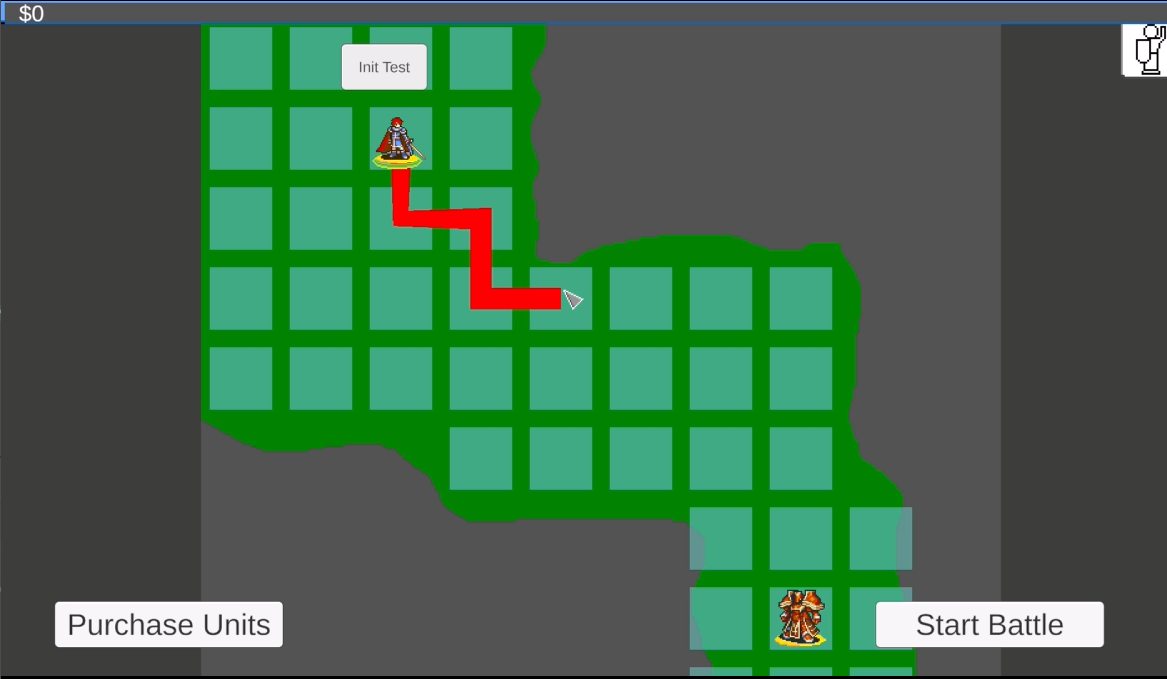 The earliest iteration of the grid system