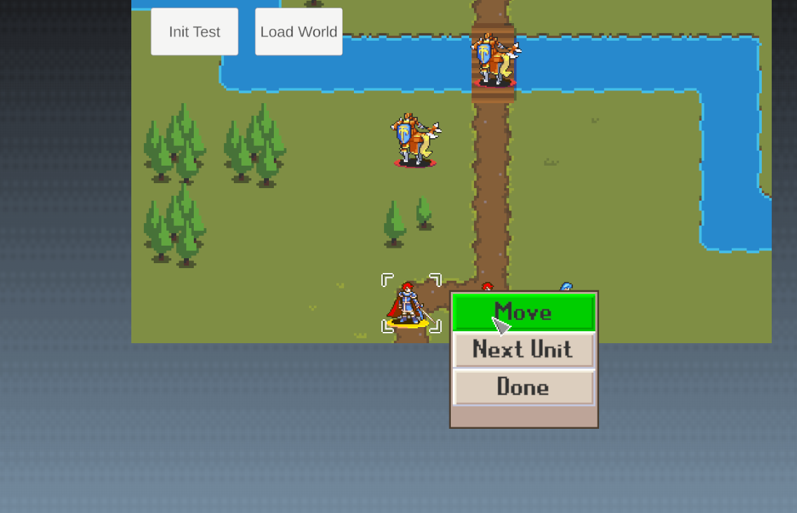 Clicking on a menu. So easy!